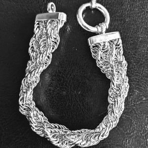 HSN Silver Byzantine bracelet 7.25"